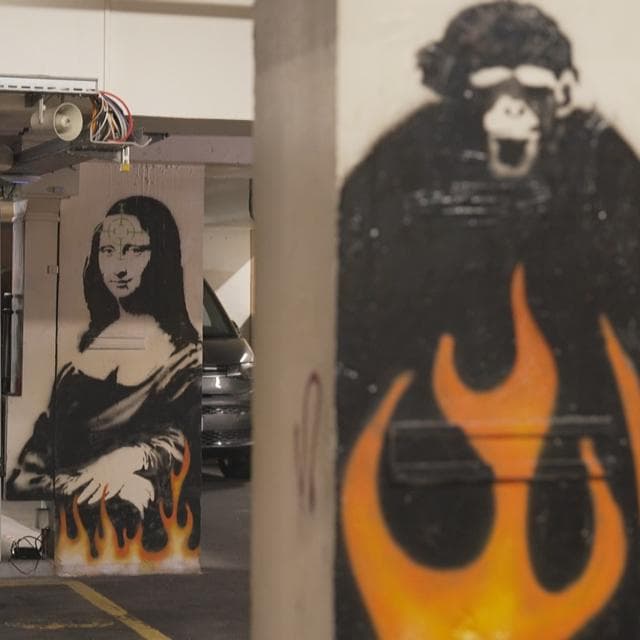 Banksy dans l'ambassade suisse: un trésor artistique unique