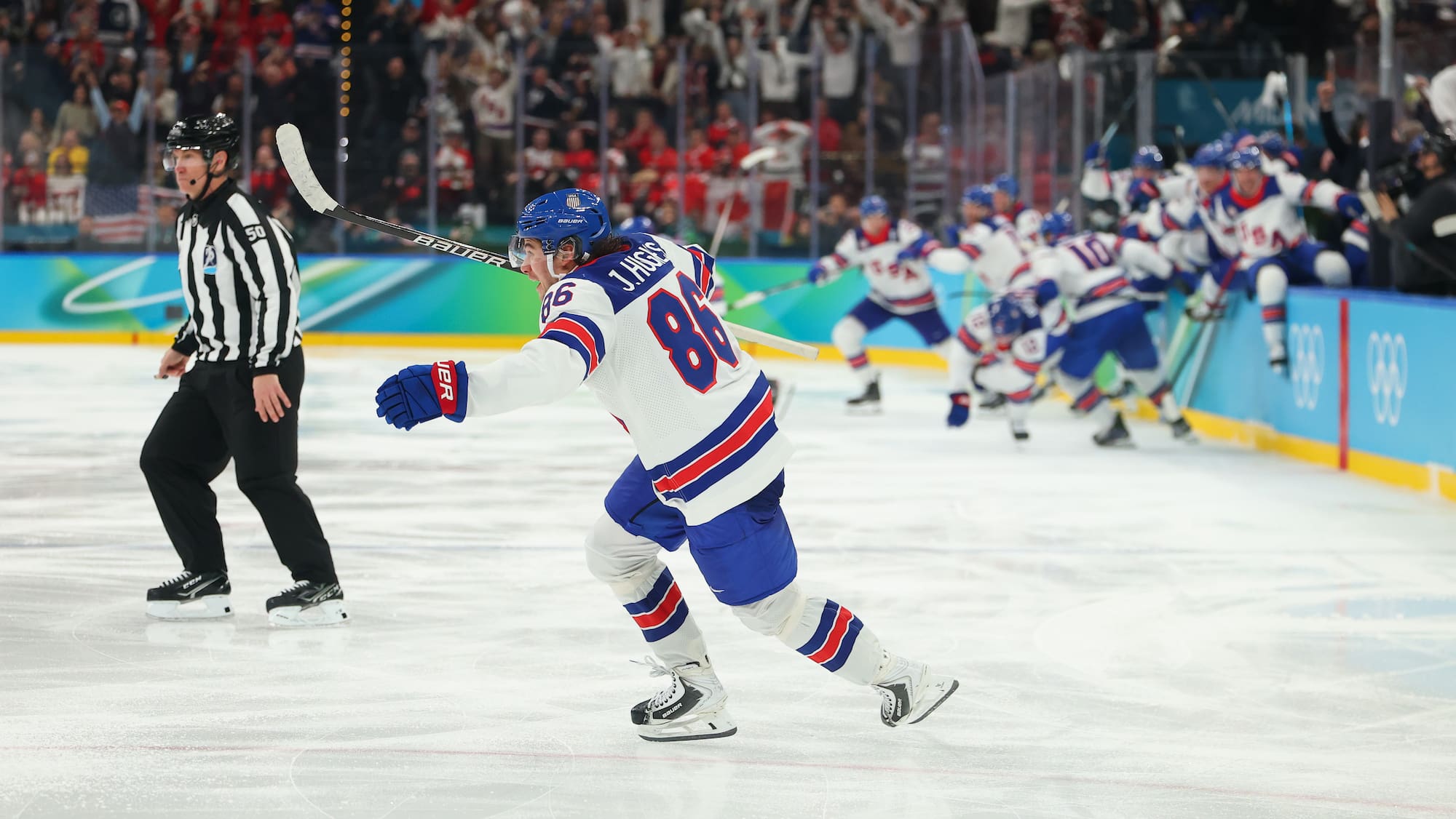 Hockey : les États-Unis mettent fin à 46 ans de disette olympique